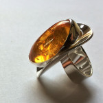 zilver met barnsteen voor Emilia